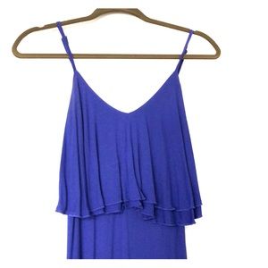 ASOS PETITE Maxi Dress with Crop Top - Blue